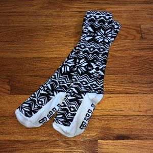 Pink Calf-high socks